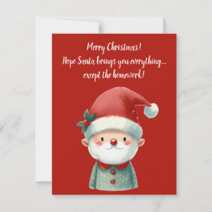 Einladung Spaß Weihnachts-Grußkarte