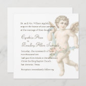 Einladung Square Cherub (Vorne/Hinten)