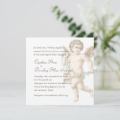 Einladung Square Cherub (Stehend Vorderseite)