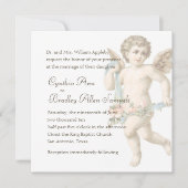 Einladung Square Cherub (Vorderseite)