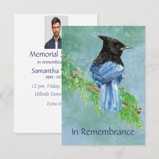 Einladung Stellar Jay Bird zum Custom Memorandum S (Vorne/Hinten)