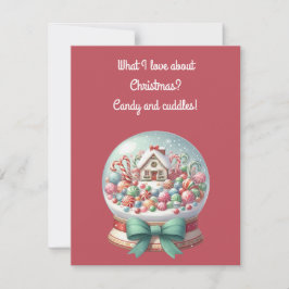 Einladung Sweet Christmas Grußkarte