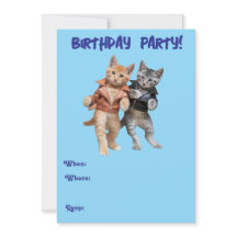 Einladung Tabby Birthday