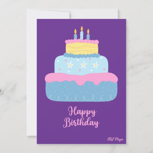 Einladung Tabby Birthday (Rückseite)