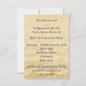 Einladung Tango Flamenco Latino Tanz (Rückseite)