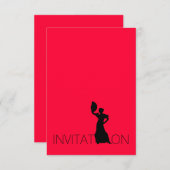 Einladung Tango Flamenco Latino Tanz (Vorne/Hinten)