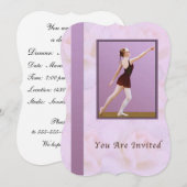 Einladung, Tanz-Erwägungsgrund, Ballett Einladung (Vorne/Hinten)