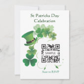 Einladung Template St Patricks Tag (Vorderseite)