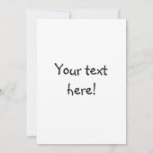 Einladung - Tiggy the Tiger (Rückseite)