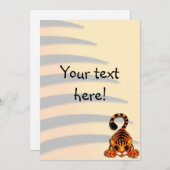 Einladung - Tiggy the Tiger (Vorne/Hinten)