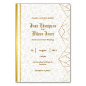 Einladung Tischnummer (Vorderseite)