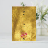 Einladung Top Secret Gentlemen Corporate (Stehend Vorderseite)