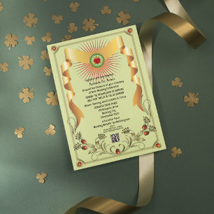 Einladung traditionell Irish Wedding QR Code
