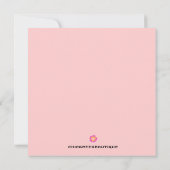 Einladung Tropical Luau (Rückseite)