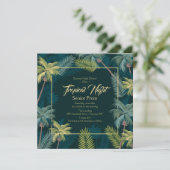 Einladung tropischer Palmen (Stehend Vorderseite)