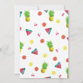 Einladung Twotti Fruitti zum 2. Geburtstag (Rückseite)