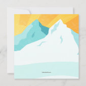 Einladung über Skis (Rückseite)