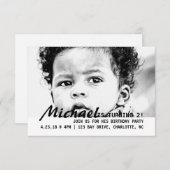 Einladung - Umdrehung 2! (Vorne/Hinten)