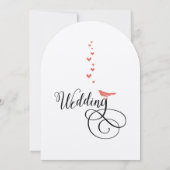 Einladung und Haltung von Typografie-Minze-Koralle (Rückseite)