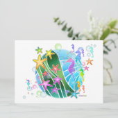 Einladung - unter der SeePop-Kunst (Stehend Vorderseite)