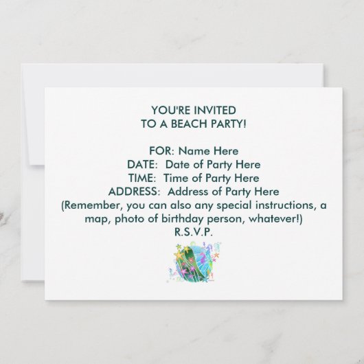 Einladung - unter der SeePop-Kunst (Rückseite)