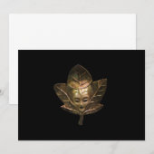 Einladung venezianischer Masken (Vorne/Hinten)