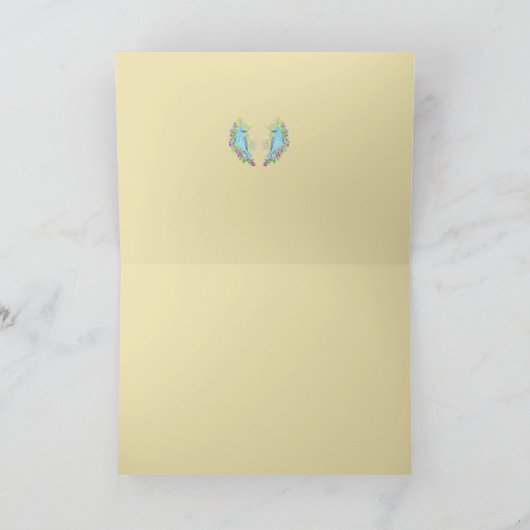 Einladung: Verlobung oder Hochzeit Einladung (Innenseite)