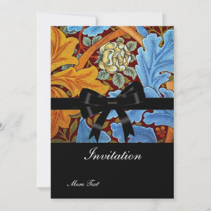 Einladung Vintag Retro Viktorianisch William Morri