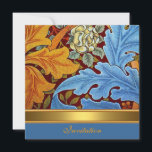 Einladung Vintag Viktorianisch William Morris Flor<br><div class="desc">Einladung Vintag Viktorianisch William Morris Floral</div>