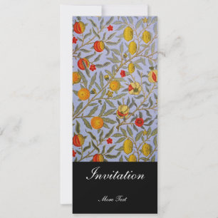 Einladung Vintage Viktorianisch William Morris Flo