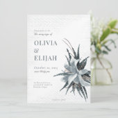 Einladung Vintager botanischer Flora (Stehend Vorderseite)