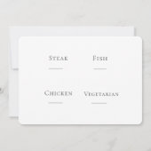 Einladung Vintager Red Truck Wedding RSVP (Rückseite)