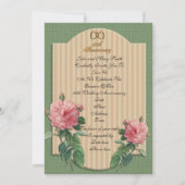 Einladung Vintager Rose zum 50. Jahrestag (Vorderseite)