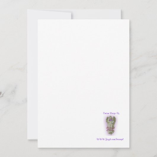 Einladung Vintager Rose zum 50. Jahrestag (Rückseite)