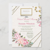 Einladung virtueller Brautpartys (Vorderseite)