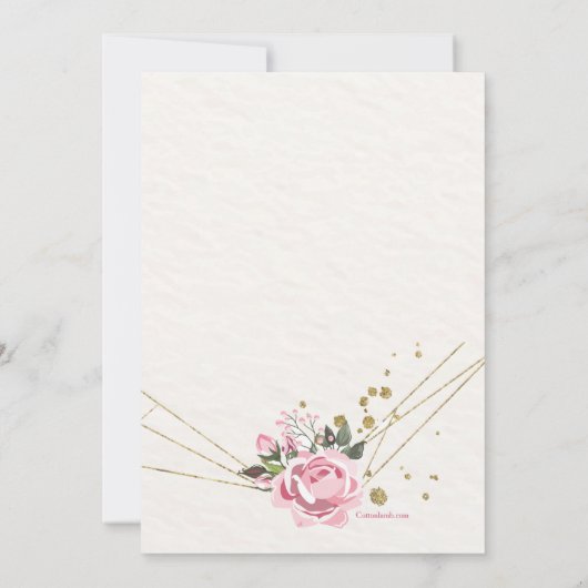 Einladung virtueller Brautpartys (Rückseite)