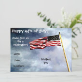 Einladung vom 4. Juli (Stehend Vorderseite)