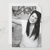 Einladung von 16 . Geburtstag (Rückseite)