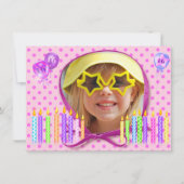 Einladung von 16 . Geburtstag (Vorderseite)