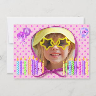 Einladung von 16 . Geburtstag