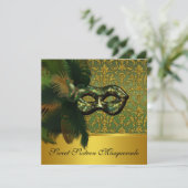 Einladung von 16 . Geburtstag Masquerade (Stehend Vorderseite)