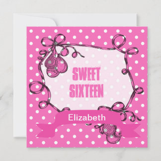 Einladung von 16 . Geburtstag zum Geburtstag