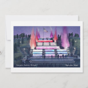 Einladung von 90# Linen Cascades Jackson Michigan