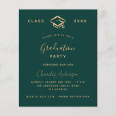 Einladung von Abschluss Green gold 2025 (Vorderseite)