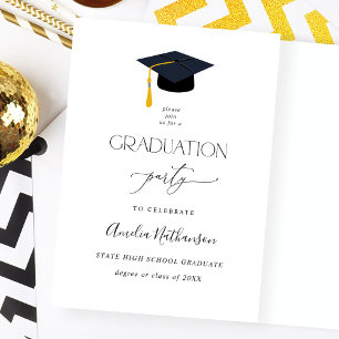 Einladung von Abschluss Hat Graduation Party