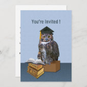 Einladung von Abschluss, Humorose (Vorne/Hinten)