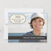 Einladung von Abschluss Ribbon (Vorderseite)