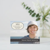 Einladung von Abschluss Ribbon (Stehend Vorderseite)