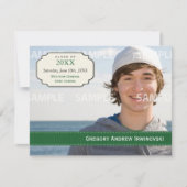 Einladung von Abschluss Ribbon (Vorderseite)