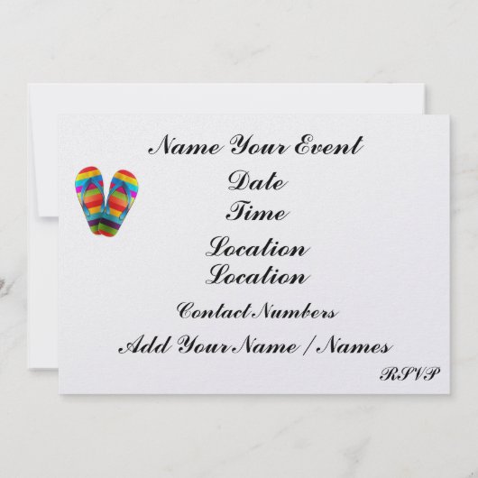 Einladung von Abschluss - SRF (Rückseite)